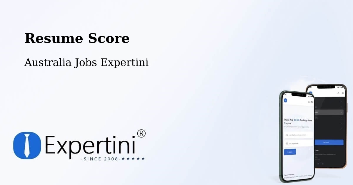 Resume Score & Job Description Match Tool – Beldon - Australia Jobs Expertini